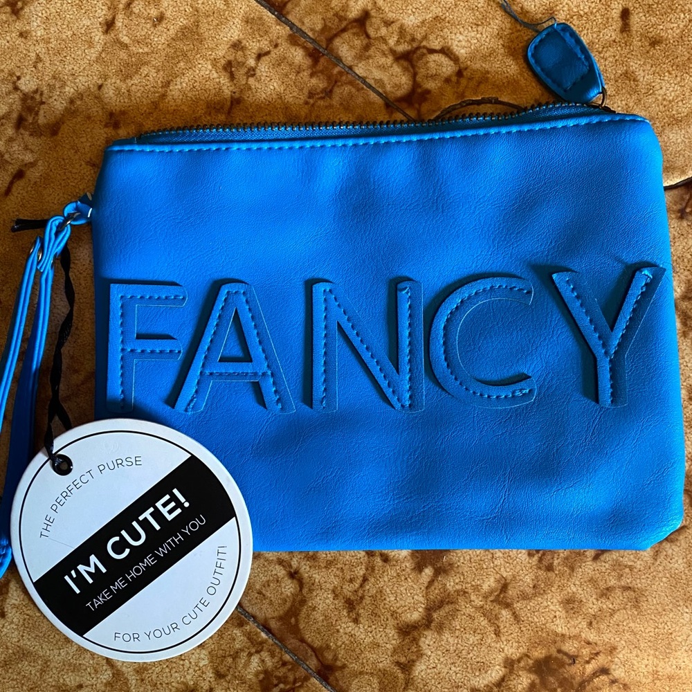 NWT Vegan leather wristlet